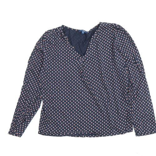 Tom Tailor Women's Multicoloured Geometric Blouse, Size S