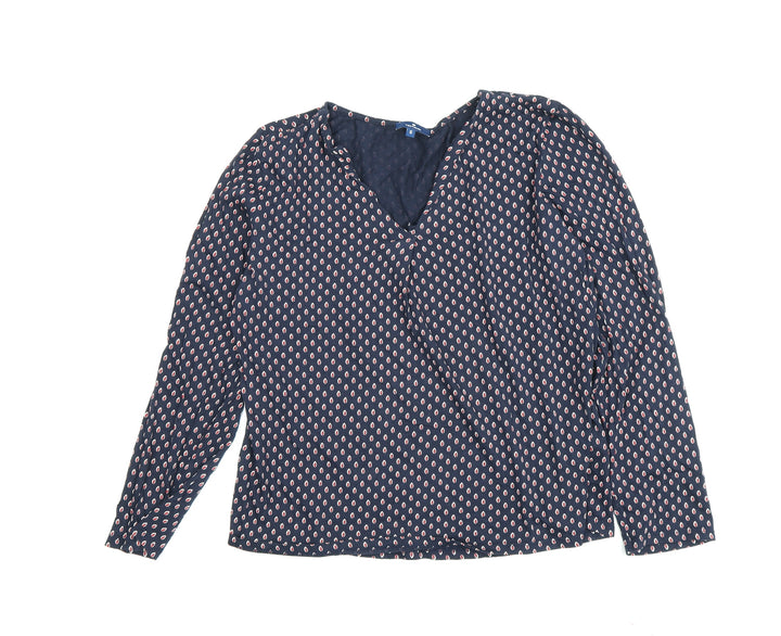 Tom Tailor Women's Multicoloured Geometric Blouse, Size S