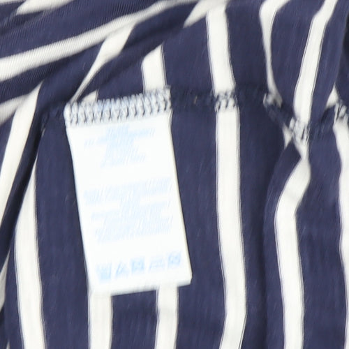 Boden Women's Blue Striped T-Shirt, Size 18, Casual Wear