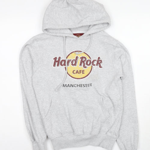 Hard Rock Cafe Grey Pullover Hoodie, Unisex Small