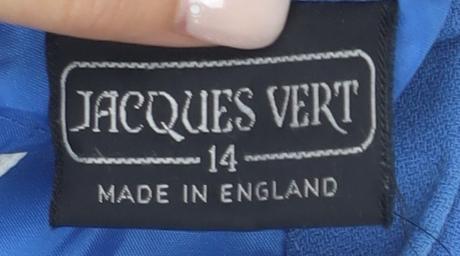 Jacques Vert Women's Blue Long Pencil Skirt Size 14