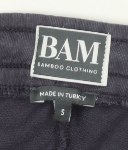 BAM Men's Grey Athletic Shorts S - Drawstring & Pockets