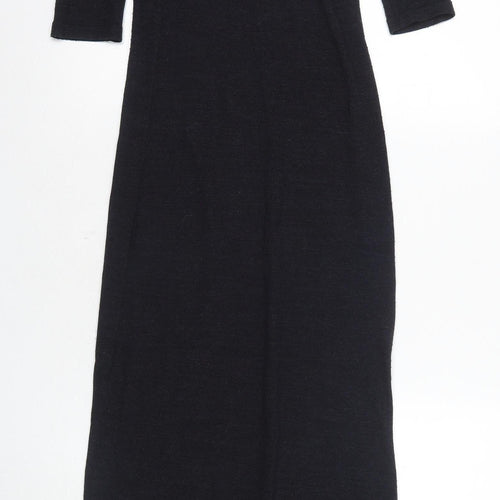 Vero Moda Women's Black Long Sheath Dress Size XS