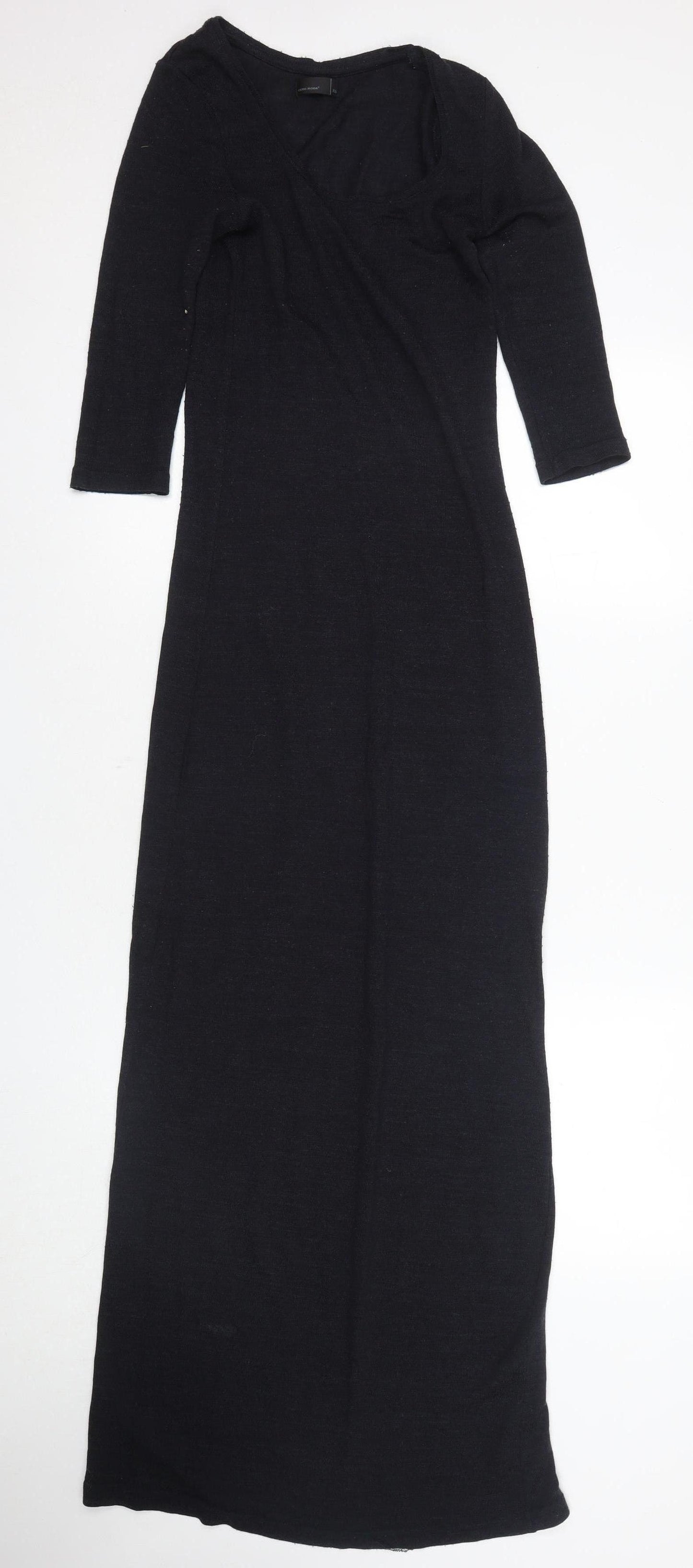 Vero Moda Women's Black Long Sheath Dress Size XS