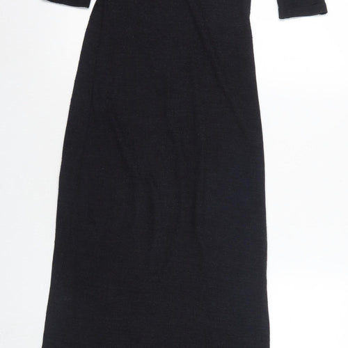 Vero Moda Women's Black Long Sheath Dress Size XS