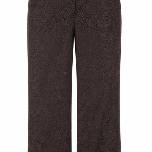 Jaeger Women’s Brown Animal Print Trousers - Size 12