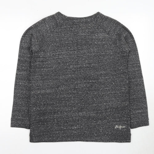FatFace Women Grey Sweater, Size 10, Cotton Blend