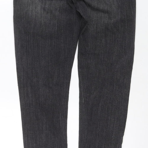 Jack & Jones Men's Black Distressed Jeans, Size 32