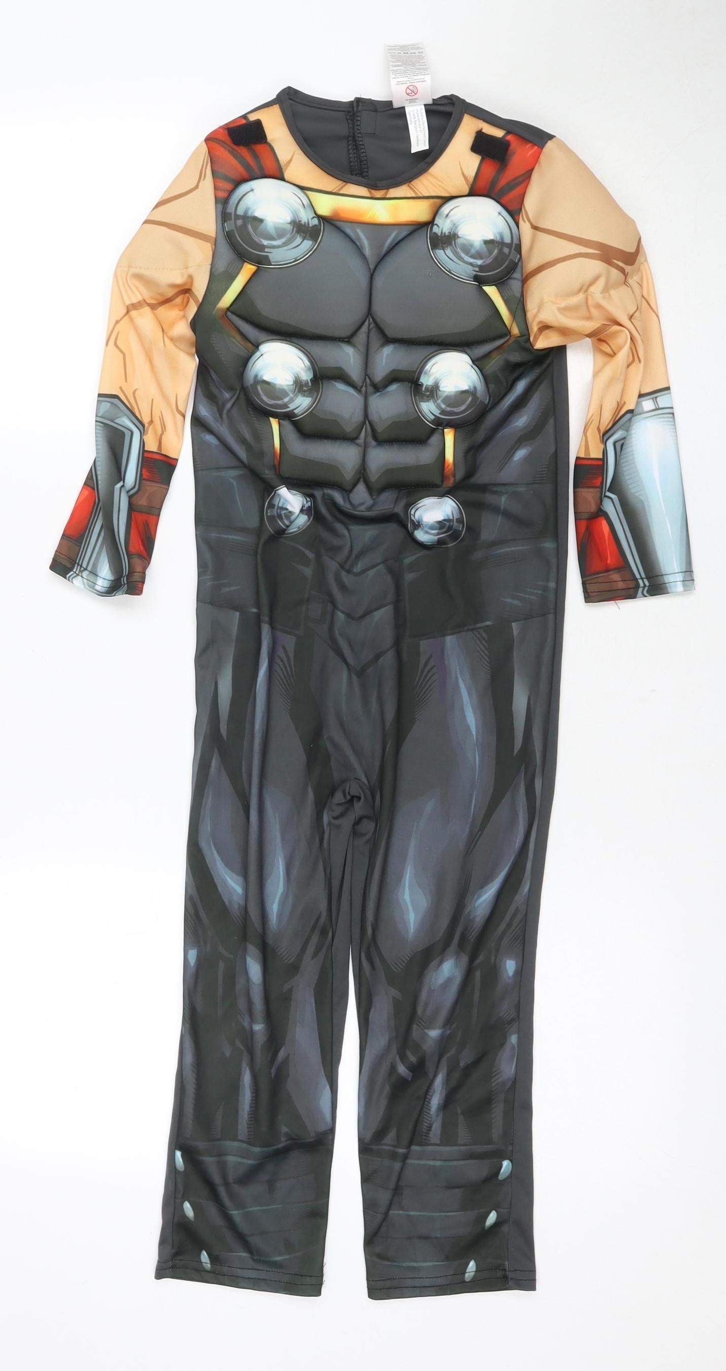Marvel Avengers Boys Thor Costume Outfit 5-6 Years Multicoloured