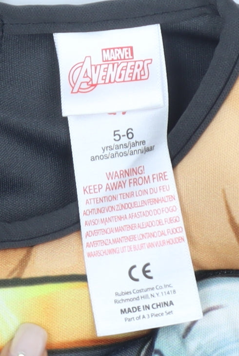 Marvel Avengers Boys Thor Costume Outfit 5-6 Years Multicoloured