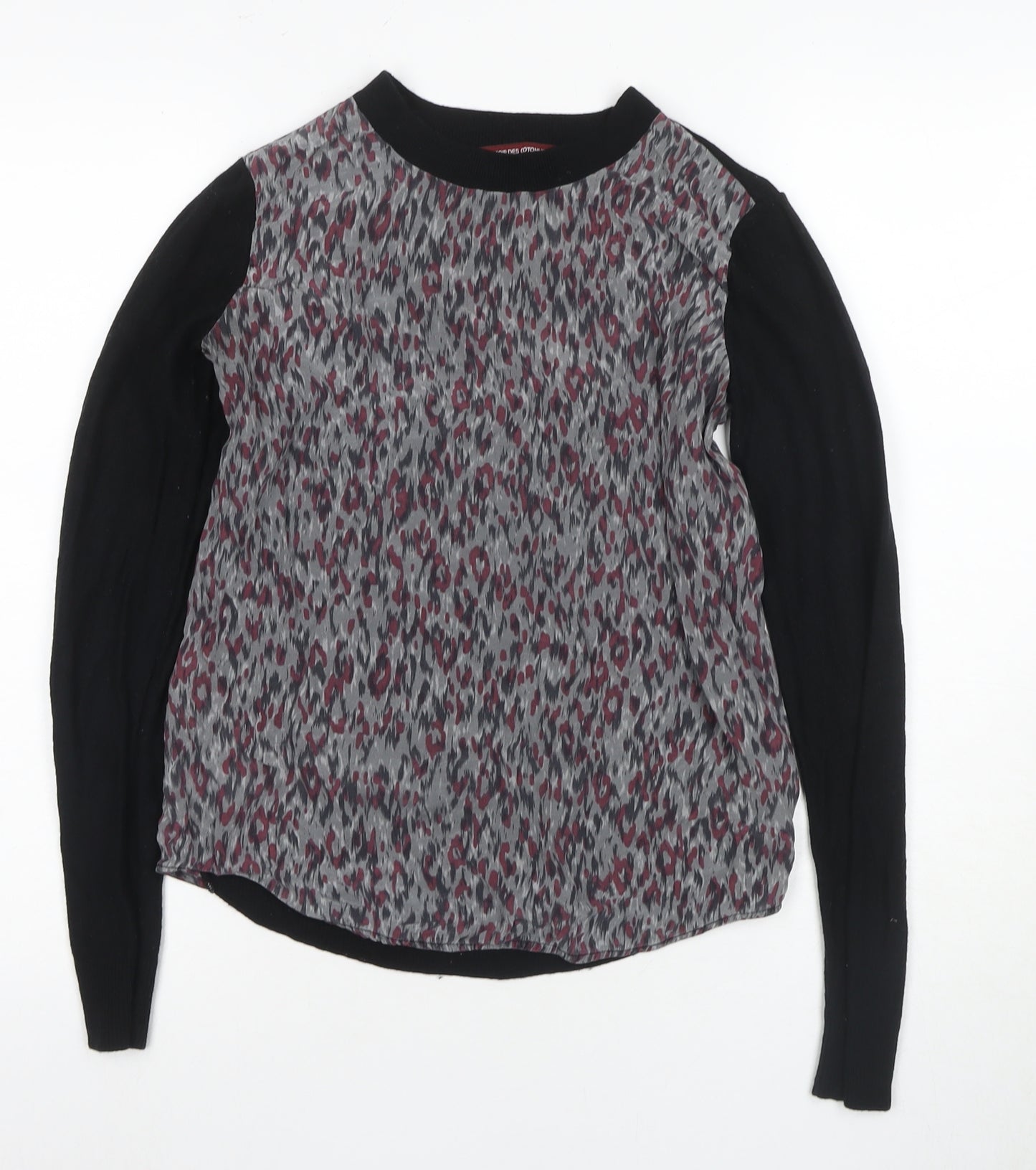 Desigual Women's Black Multicoloured Blouse M