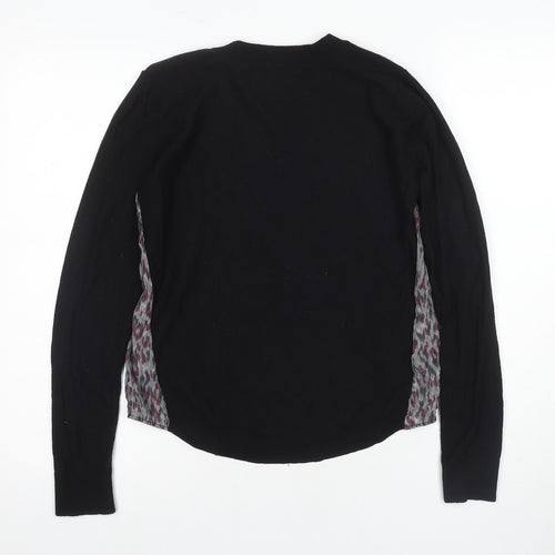 Desigual Women's Black Multicoloured Blouse M