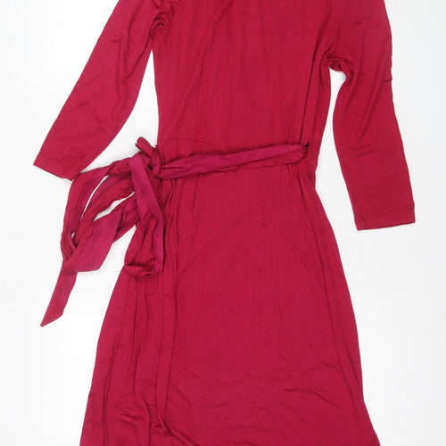 Banana Republic Women's Red Wrap Dress, Size S, Elegant