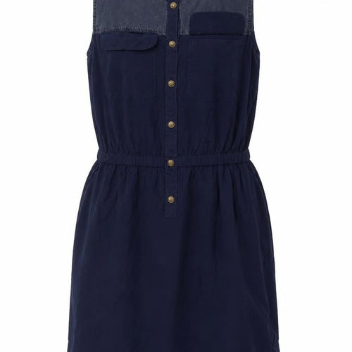Armani Exchange Women's Blue Silk Shirt Dress, Size 2