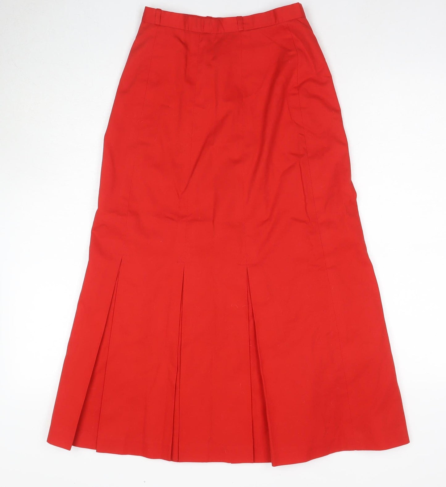 Viyella Women's Red Long Pencil Skirt Size 10