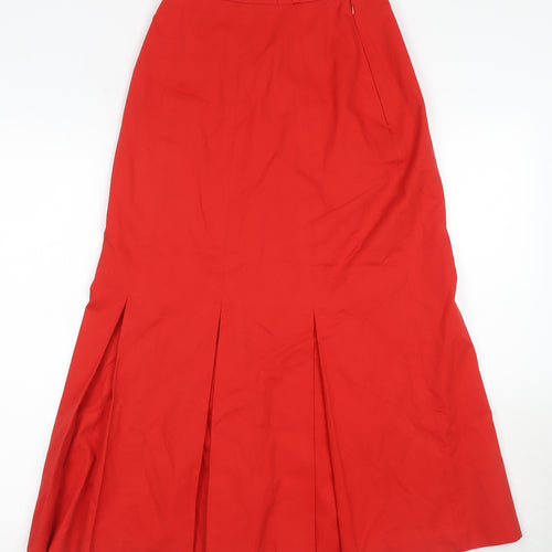 Viyella Women's Red Long Pencil Skirt Size 10