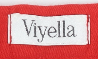 Viyella Women's Red Long Pencil Skirt Size 10