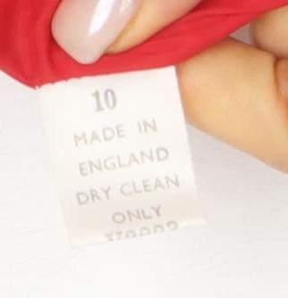 Viyella Women's Red Long Pencil Skirt Size 10