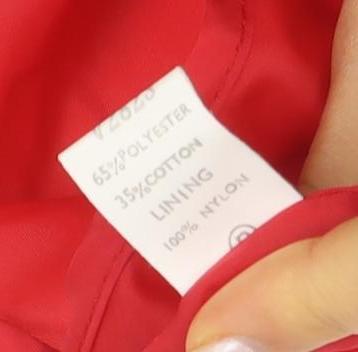 Viyella Women's Red Long Pencil Skirt Size 10