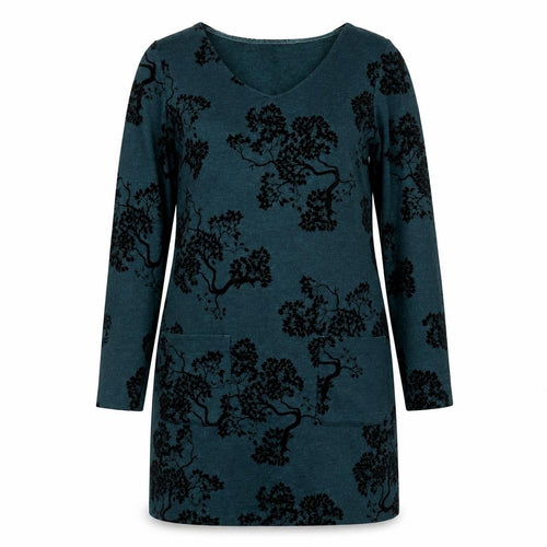 Marks and Spencer Women's Green Floral Shift Dress Size 10
