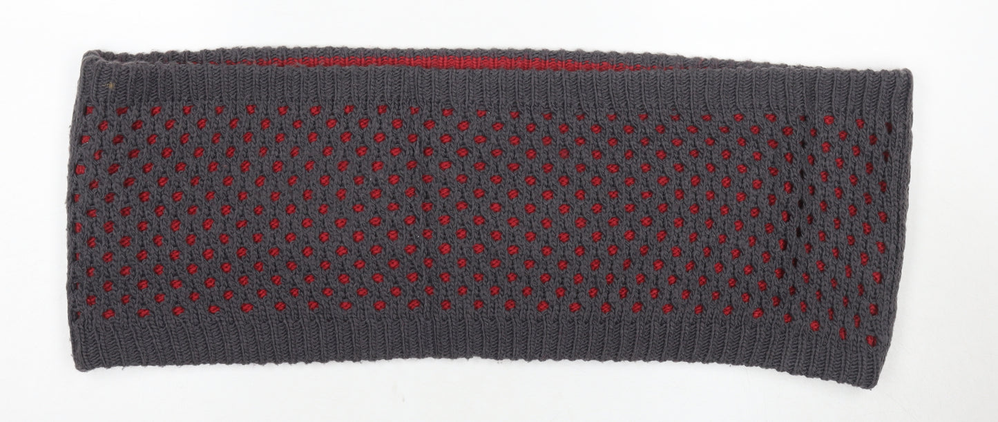 Bench Unisex Grey Knit Snood Scarf