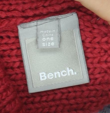 Bench Unisex Grey Knit Snood Scarf