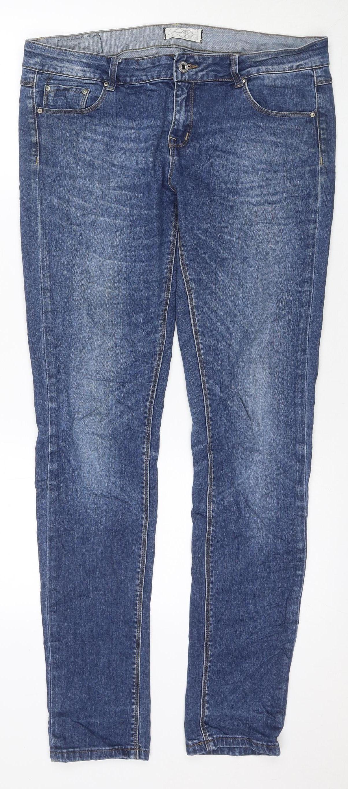 Firefly Women's Blue Skinny Jeans W30