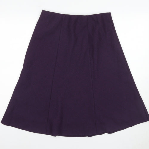 Honor Millburn Women's Purple A-Line Skirt, Size 12