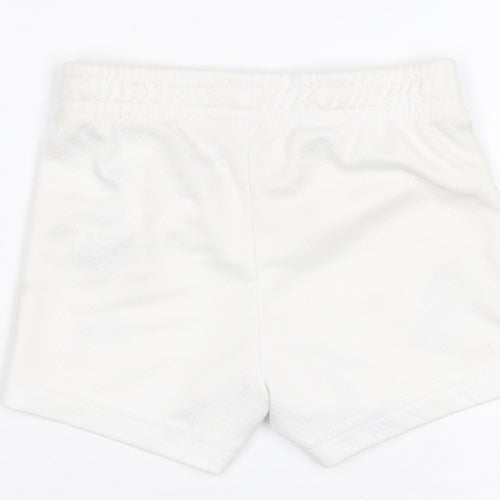 Puma White Unisex Baby Shorts 6-9 Months Sports Activewear