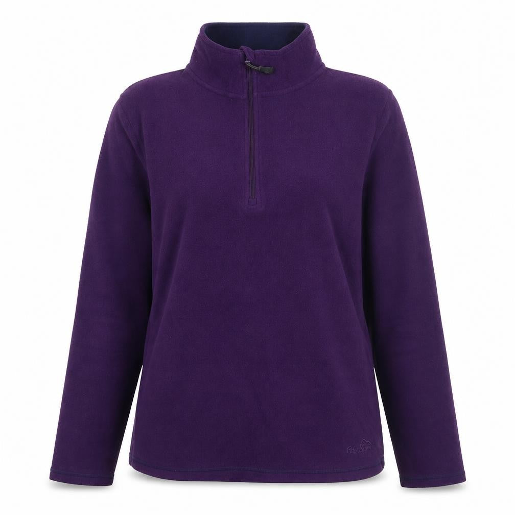 Front view of Peter Storm Women's Purple Pullover Hoodie, size 14