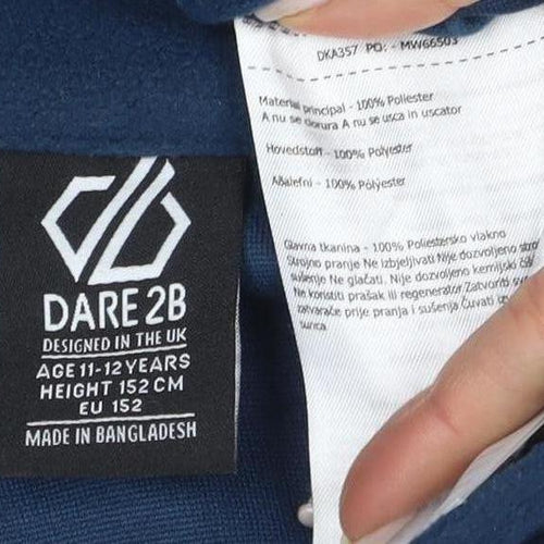 Dare 2B Boys Blue Fleece Pullover 11-12Y Sports Hoodie