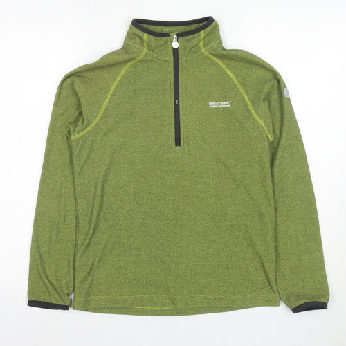 Regatta Boys Green Full Zip Hoodie 14 Years