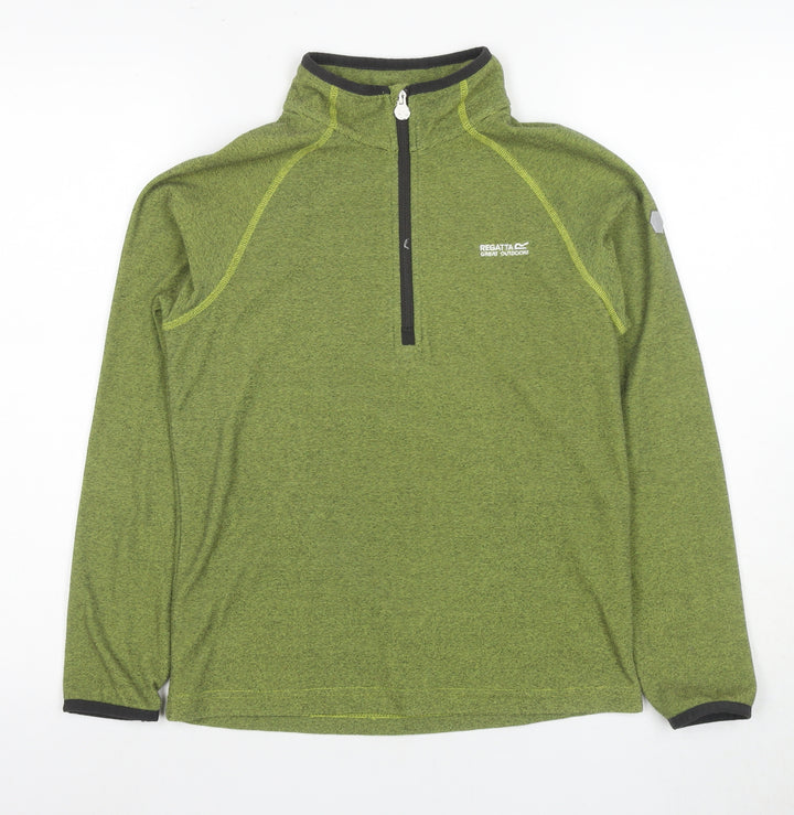 Regatta Boys Green Full Zip Hoodie 14 Years