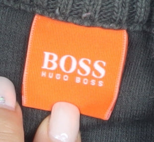 Hugo Boss Men's Green Full Zip Sweatshirt L