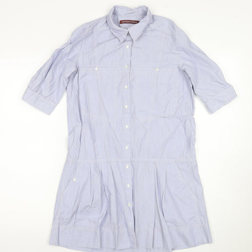 Comptoir des Cotonniers Women's Blue Shirt Dress Size 8