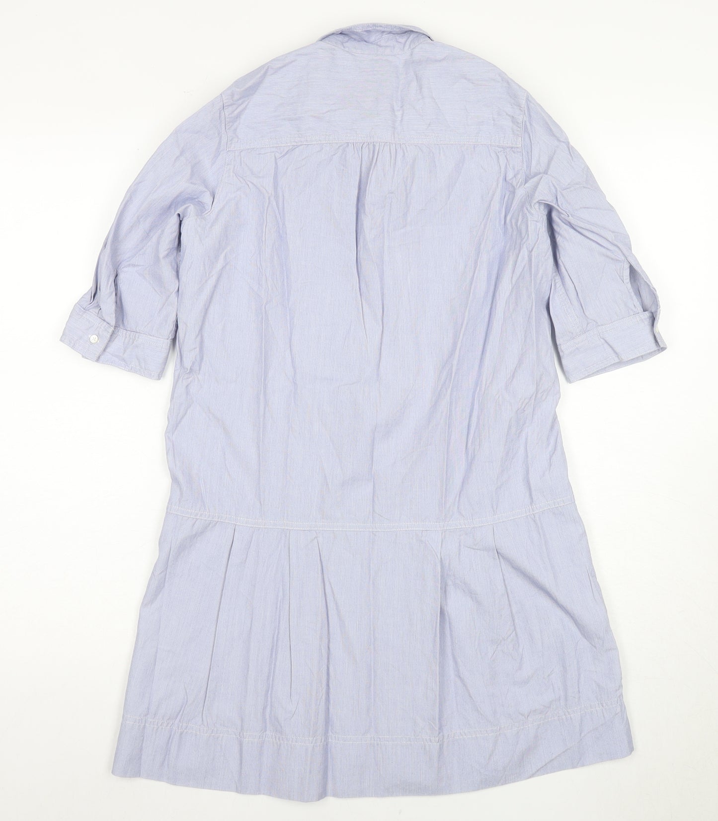 Comptoir des Cotonniers Women's Blue Shirt Dress Size 8