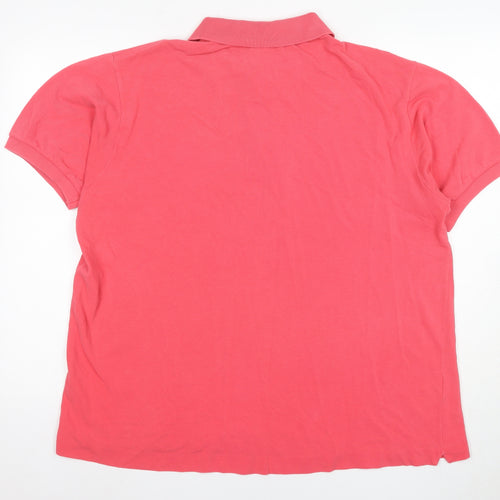 Lacoste Men's Pink 4XL Polo Shirt