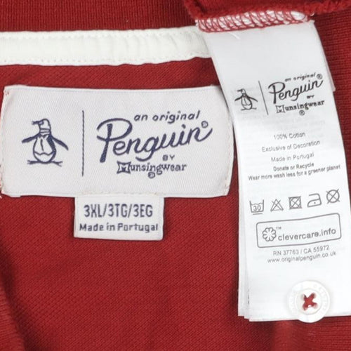 Original Penguin Men's Red 3XL Polo Shirt