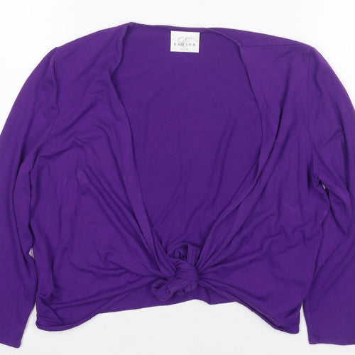 Eastex Women's Purple Long Sleeve Blouse Size 10