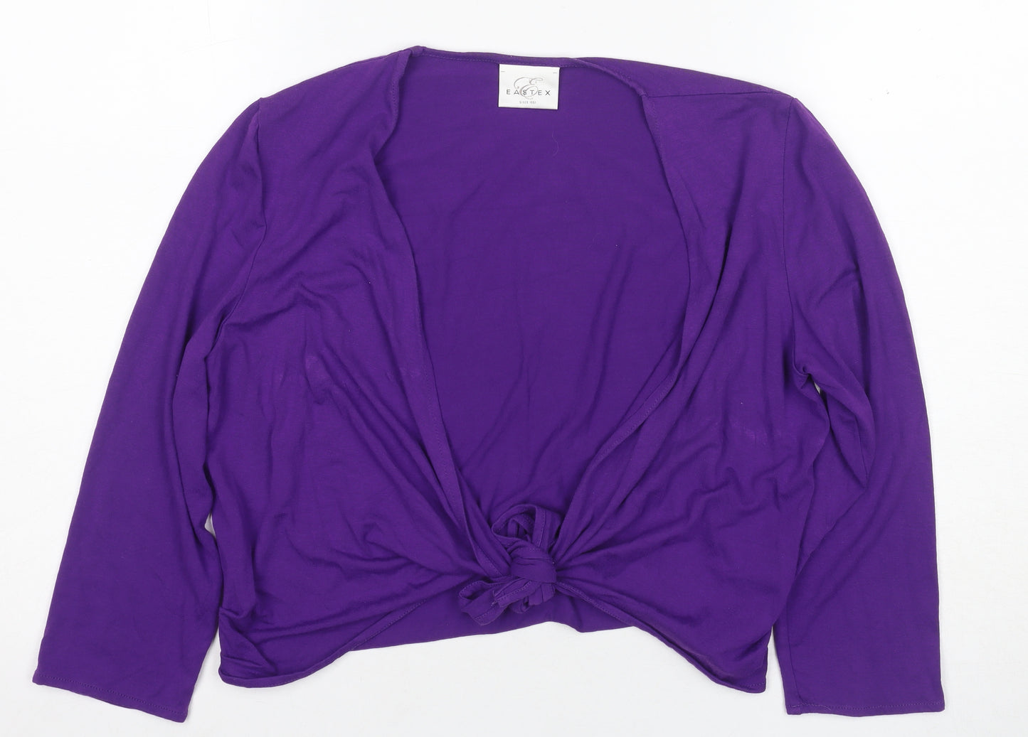 Eastex Women's Purple Long Sleeve Blouse Size 10