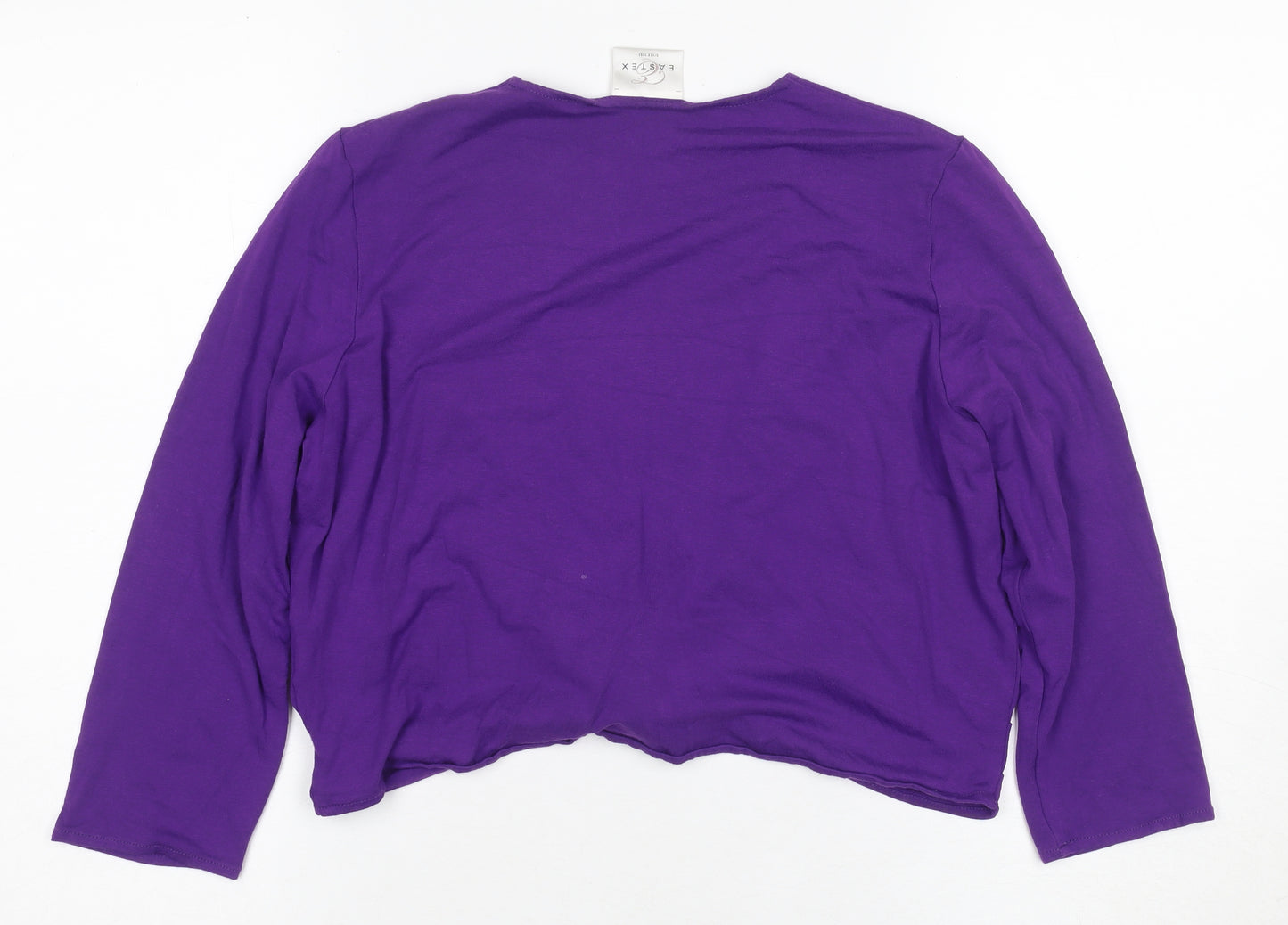 Eastex Women's Purple Long Sleeve Blouse Size 10