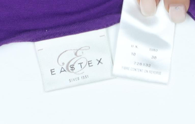 Eastex Women's Purple Long Sleeve Blouse Size 10