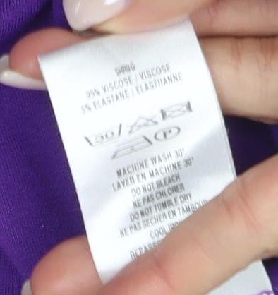 Eastex Women's Purple Long Sleeve Blouse Size 10