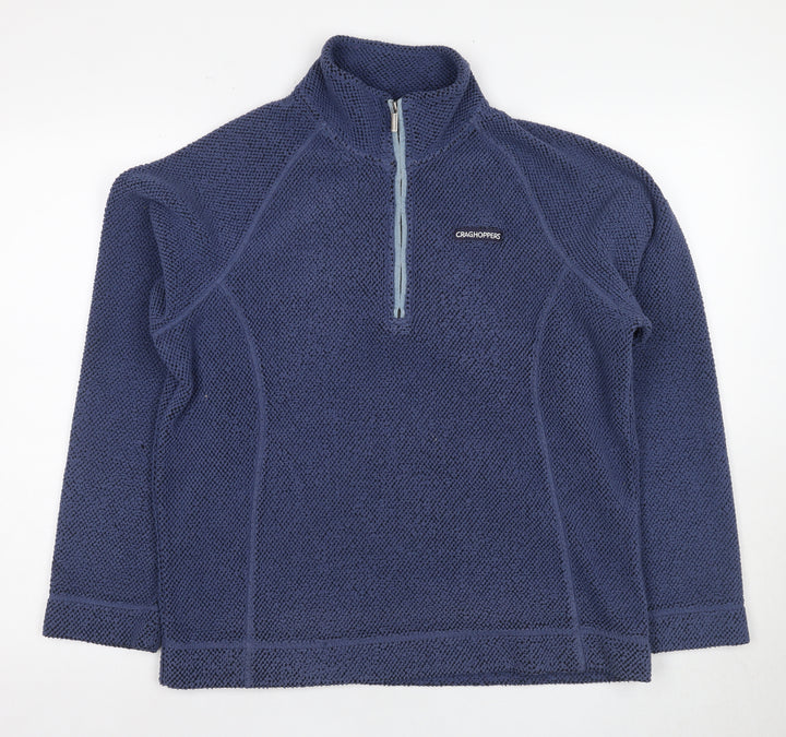 Craghoppers Men's Blue 1/2 Zip Fleece Hoodie M