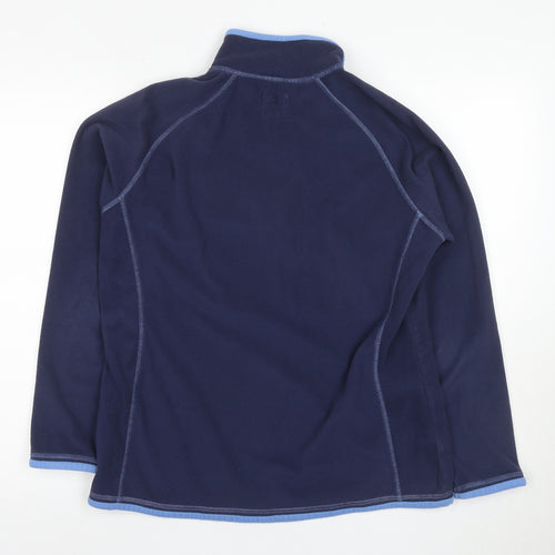 Mountain Warehouse Women's Blue 1/4 Zip Sweatshirt UK 16