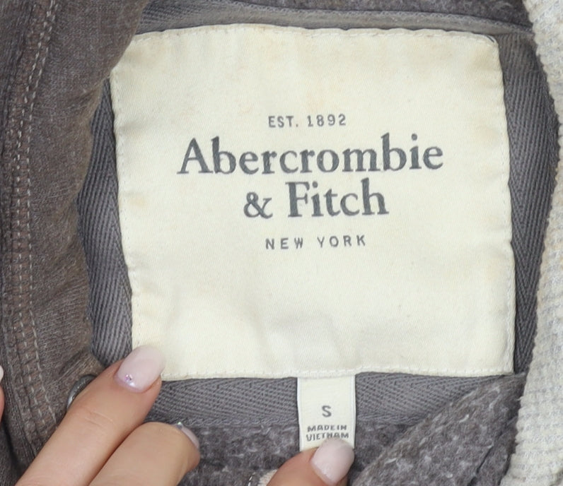 Abercrombie & Fitch Women's Brown Hoodie - Size S