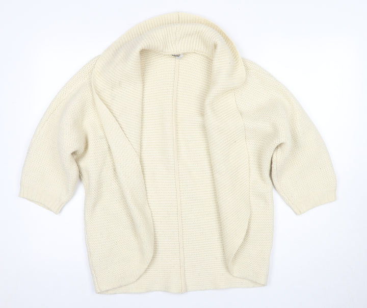 Gap Women's Ivory Cardigan Medium Relaxed