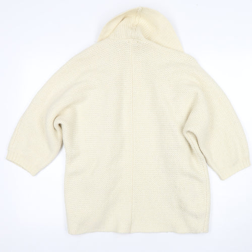 Gap Women's Ivory Cardigan Medium Relaxed