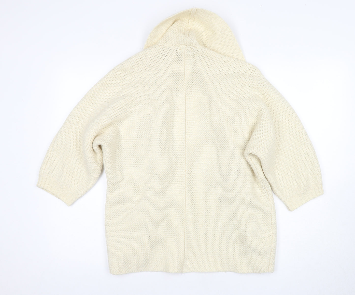 Gap Women's Ivory Cardigan Medium Relaxed