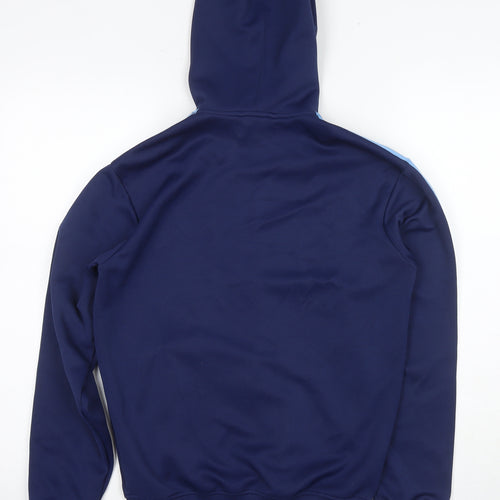 Adidas Men's Blue Full Zip Hoodie, Size S